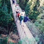 everybody's on suspense on a suspension bridge!