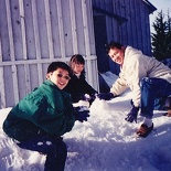 Quick get behing the snow fort!