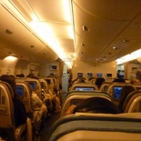 On the A380 to London!