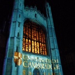 Cambridge 800th anniversary light show