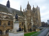 Westminster palace along Abingdon street