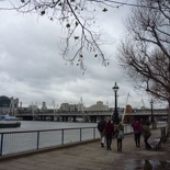 Strolling along the Millennium pier