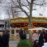 Carnivals near the festival pier