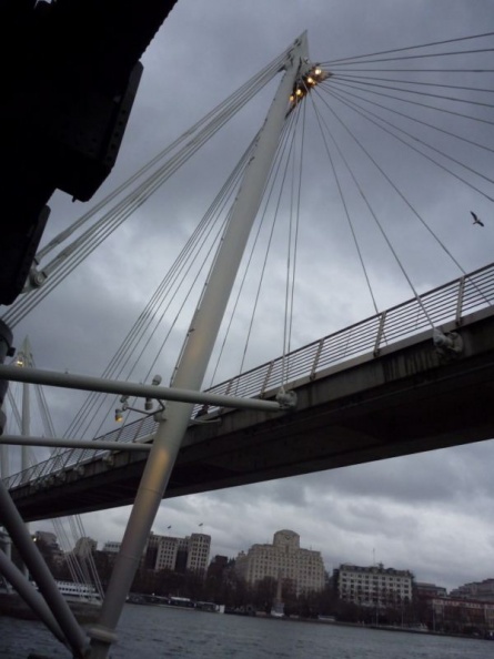 Close up of the pedestrian bridge