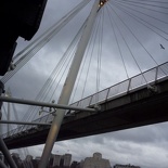 Close up of the pedestrian bridge