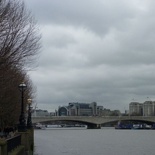 The waterloo bridge from afar