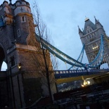 Tower bridge from Horselydown lane 