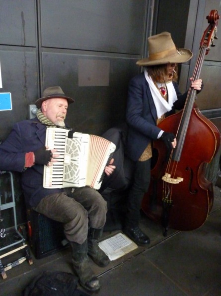 Few of the lifely buskers on the streets