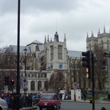 View of the buildings along Parliament square 
