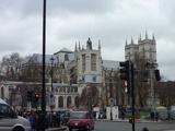 View of the buildings along Parliament square 