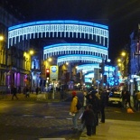 The city lightup for Christmas