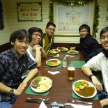 Feeding time! Steaks with the gang!