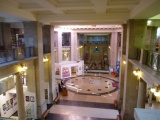 The museum atrium