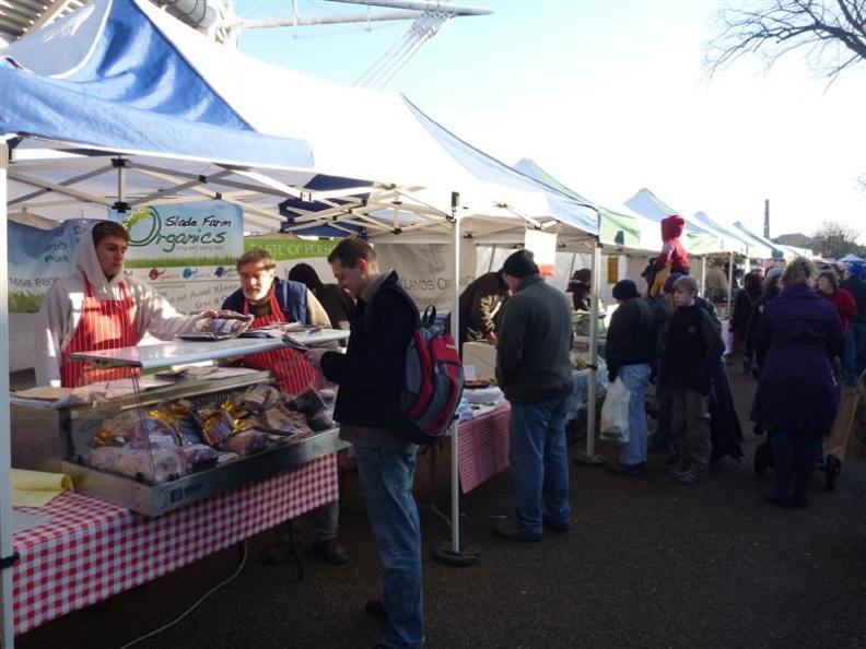 Oh the Sunday farmer's market was a threat!