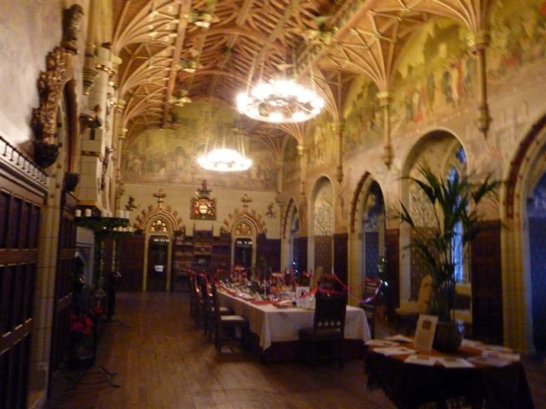 The dining area