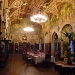 The dining area