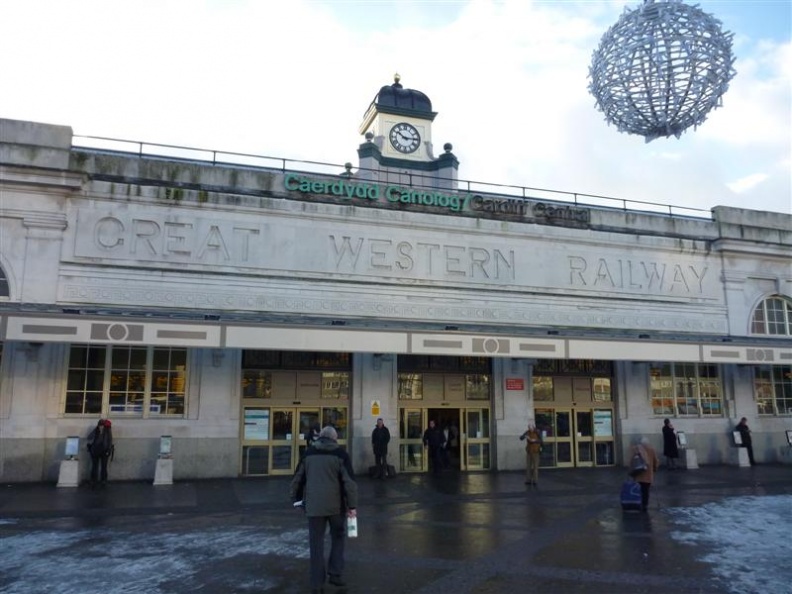 Central station in the day