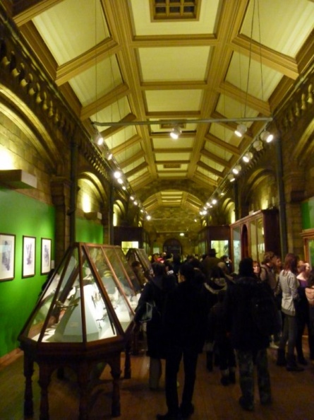 Place decked in a rather gothic museum-y setting