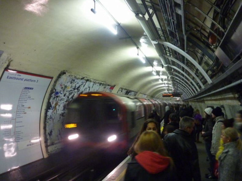 The station do get rather packed at times, but the trains are regular enough to clear them up