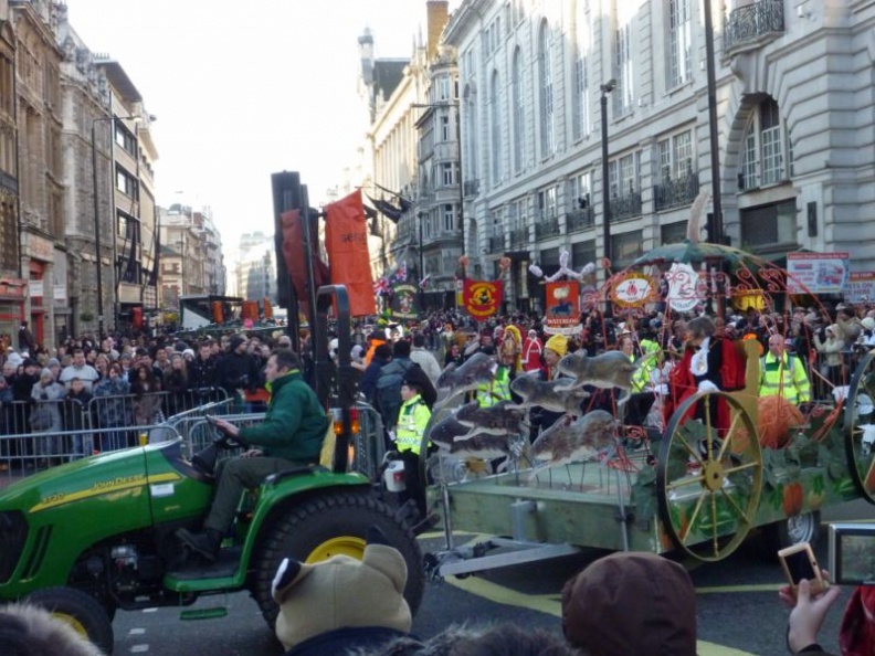 Tractors + floats = win!