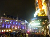 Piccadilly Circus at night