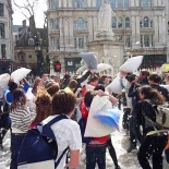 World pillow fight London 2010