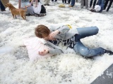 Whacked at the pillow fight