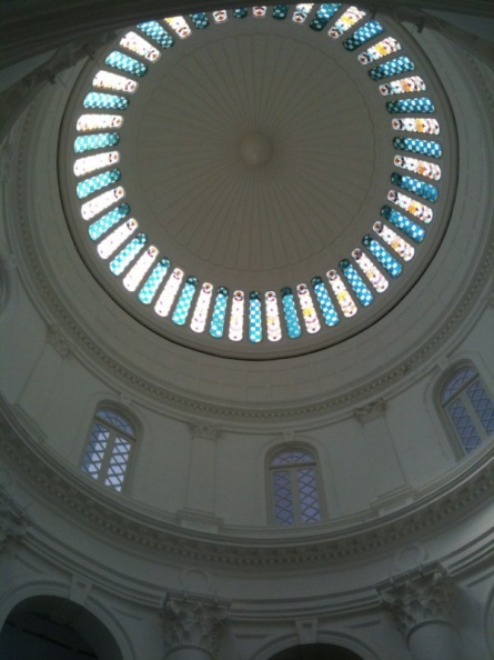 The interior of the museum