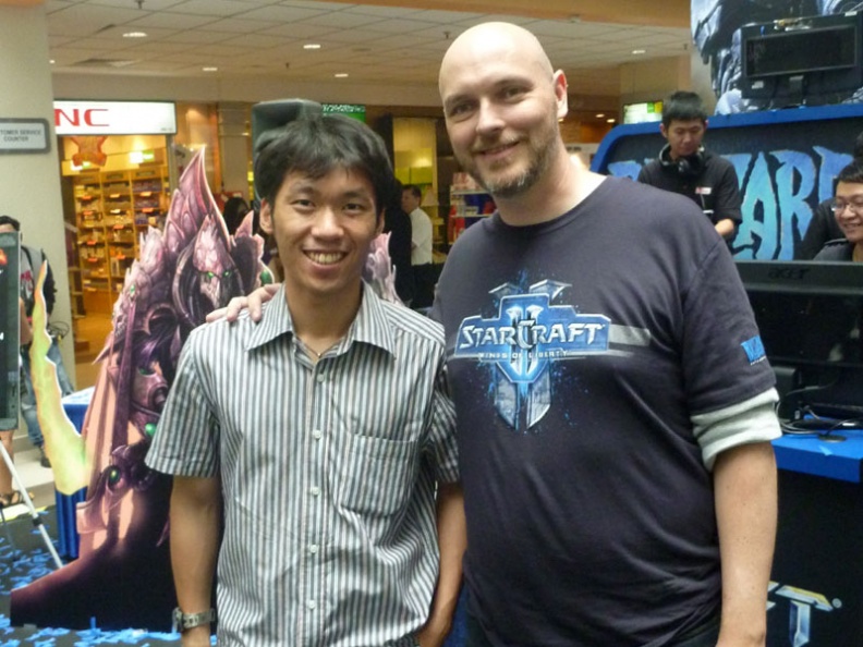 Brian Kindregan from Blizzard-  SC2 lead writer 