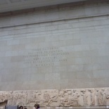 The engraving in the Parthenon sculpture section