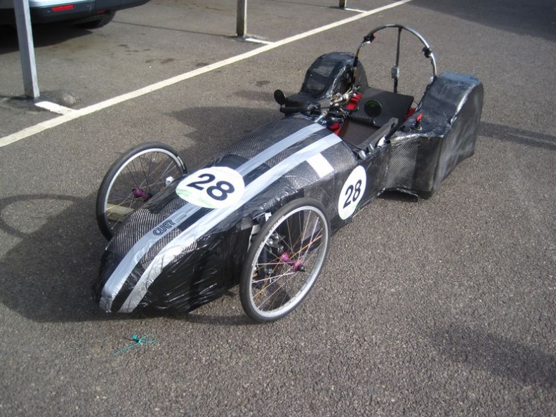 Our car after the race