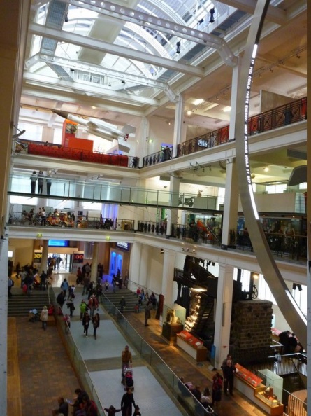 The museum main atrium