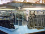 Due to the size of naval equipment, many are scaled models