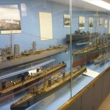 Few of the many naval vessels