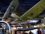 WWII planes on display