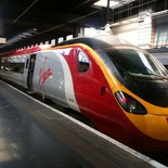 These alstom trains are fast, smooth & wicked looking!