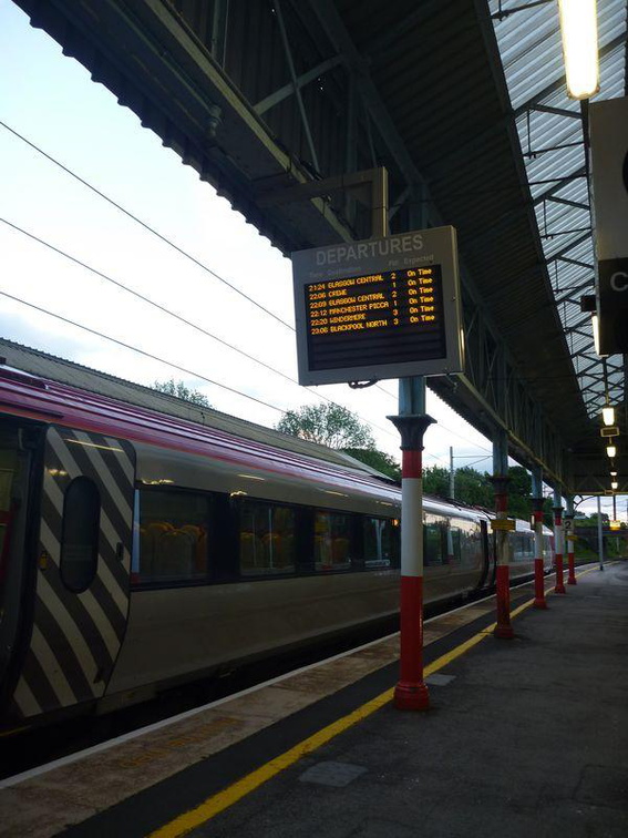 At the Oxenholme station