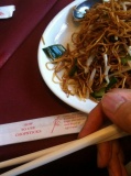 Its more confusing using chopsticks from the instructions. :P
