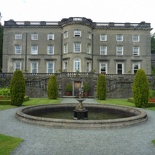 The hall from the gardens