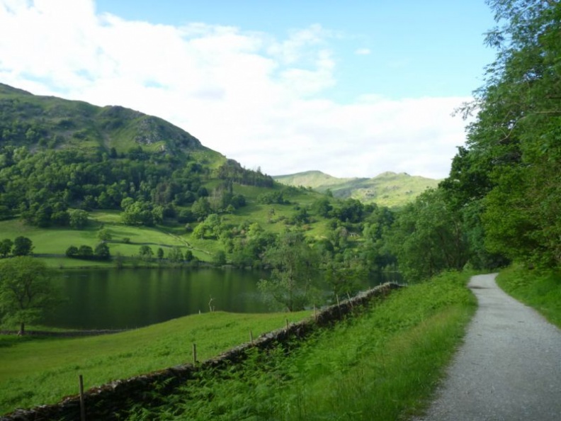 Rydal lake from the path
