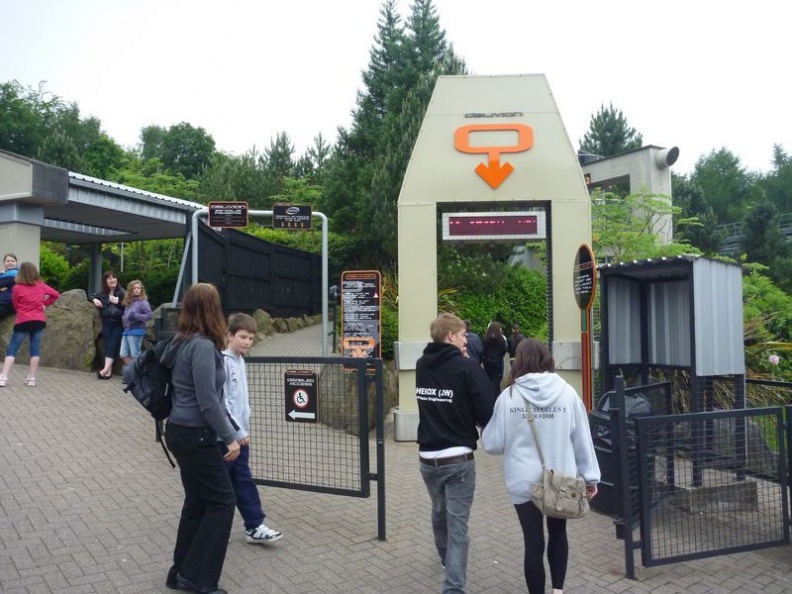 The ride entrance