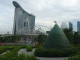 View of the sands towers from the YOG park