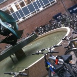 Bike park at the engineering dept