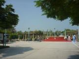 The park's large main circular floyer