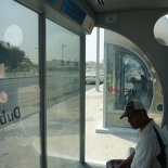 Much to our delight, bus stops in Dubai are all air-conditioned