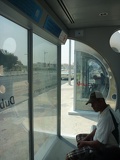 Much to our delight, bus stops in Dubai are all air-conditioned