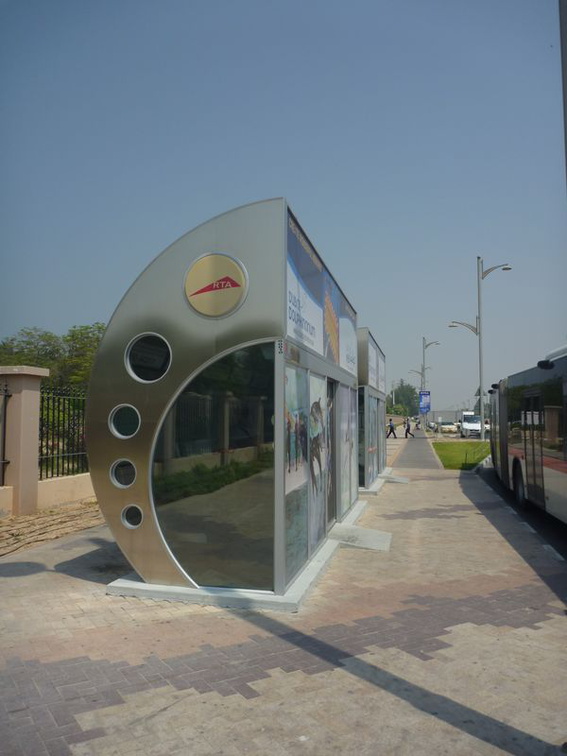 A button inside activates an exterior bus stopping light for drivers