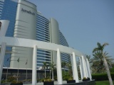 The nearby Jumeirah hotel is big, but does not match up in stars!