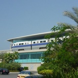 The Atlantis monorail station