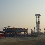 A deserted amusement park nearby